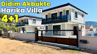 Didim Akbükte Harika Villa Muhteşem Konum 4+1 Sıfır Ev Turu E-721