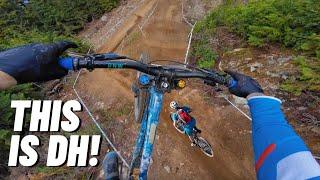 Taking On The Craziest Downhill Race Track EVER Canadian Open DH
