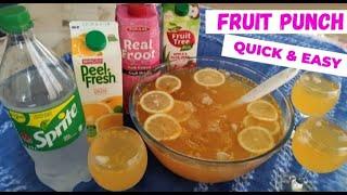 Fruit Punch Recipe  Menu Rumah Terbuka simple tapi sedap  Menu Hari Raya  Menu Lebaran Idul Fitri