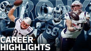 Rob Gronkowskis POWERFUL Career Highlights  NFL Legends