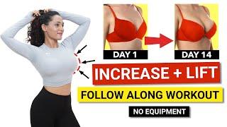 Natural Chest Lift & Increase In 14 Days DO AT HOME100% GUARANTEED  Follow Along  GymNought