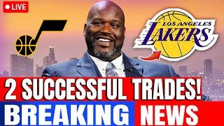 BIG NEWS 2 SUCCESSFUL TRADES FOR THE LAKERS TO ACQUIRE UTAH JAZZ STAR LOS ANGELES LAKERS