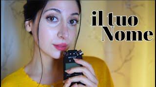 SUSSURRO IL TUO NOME 4K ASMR whispering & ️