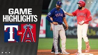 Rangers vs. Angels Game Highlights 7924  MLB Highlights