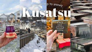 Taking myself on a Solo Trip to Kusatsu Onsen 2 day Itinerary Everything I ate Japan Travel VLOG