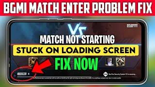 New BGMI Loading Problem Fix bgmi match start problem bgmi not enter match problem stuck on loading