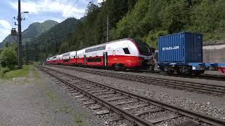 ÖBB Bahnhof WALD am ArlbergDalaas im Juli 2024