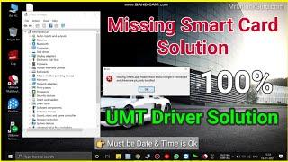 umt missing smart card  umt card driver download