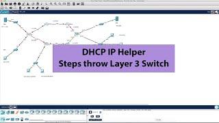 How to configure a DHCP server on a Routerthat Relay Throw a Layer 3 Switch