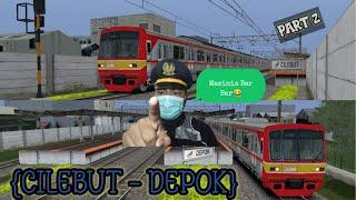 MENJADI MASINIS KRL TM05 OPEN BVE CILEBUT - DEPOK  PART 2