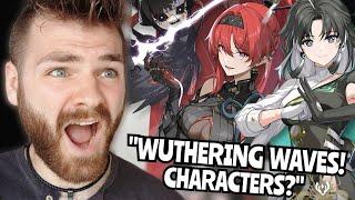 First Time REACTION to All WUTHERING WAVES Character Trailers  Resonator Showcase  Part 1