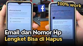 Cara Menghapus Email dan Nomor HP Lengket di Facebook 2024