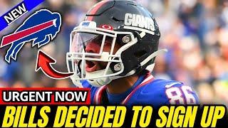 BOMBSHELL BILLS CONFIRMS HIS NEW SIGNING BILLS CONFIRMS NEWS THAT SURPRISES EVERYONE