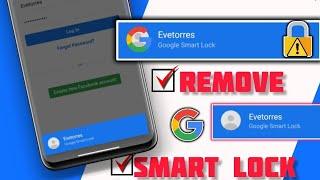 How to Remove Turn Off Google Smart Lock On Facebook