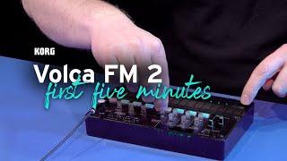 Get started with the Volca FM 2 - your first five minutes