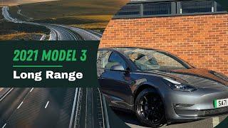 Walk round video of Tesla Model 3 Long Range 2021 - SA71NZH