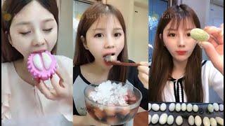 ASMR Eating Showyummy delicious mukbang dessert Eating Crunchy Ice Cream Froze