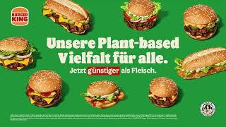 Plant-based für alle.  Burger King