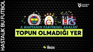 TOPUN OLMADIĞI YER  Trendyol Süper Lig 5. Hafta Taktiksel Analiz