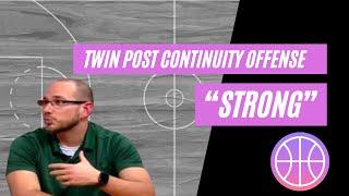 “Strong” Twin Post Continuity Offense