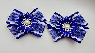 ЗАЖИМЫ ДЛЯ ВОЛОС МК  DIY Kanzashi Hair Clip