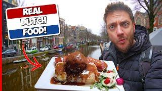 REAL DUTCH FOOD TOUR in the Netherlands First Time in Amsterdam