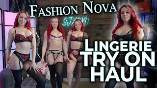 Fashion Nova - Lingerie Vday Try On Haul 2024