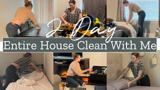 *NEW* 2 DAY ENTIRE HOUSE CLEAN WITH ME CLEANING MOTIVATION