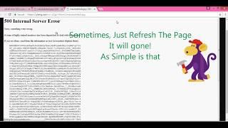 Fix internal server error 500 youtube - 100% guarantee the error abolish  in 5 minutes.