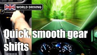 Smooth & Quick Gear Changes in a Manual Car