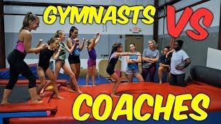 Gymnast VS Coach Stick it Gymnastics Challenge Rachel Marie