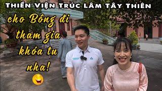 Thiền viện nằm giữa 1 rừng thông rì rào nơi núi Tây Thiên