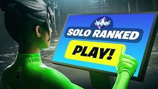 I Quit Fortnite then played Solo Ranked...