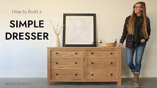 How to Build a Basic Dresser  Matching Modern Bedroom Set