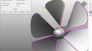 Powershape 2018 3D Fan Design With Morph Command