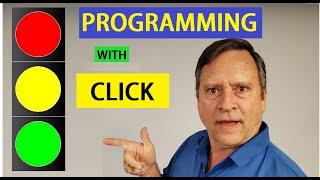 Learn PLC programming with the CLICK.  1 2 3 Red light. CLICK 3