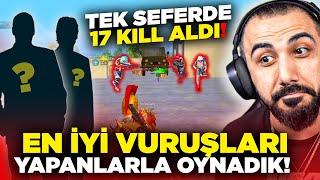 GELECEĞİN EN İYİ YILDIZ OYUNCULARIYLA OYNADIK  BİR ANDA 17 KİLL ALDI wSASUKE  PUBG MOBILE