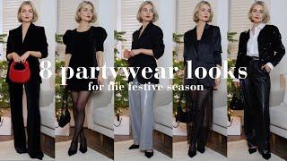 8 PARTYWEAR LOOKS  CHRISTMASNYE OUTFITS 2023