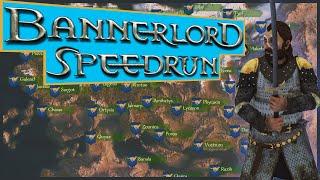 Conquering ALL of Calradia in 7 hours  - Mount and Blade II Bannerlord 100% Speedrun  version 1.2.1