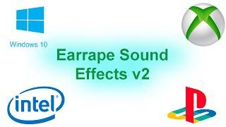 Earrape Sound Effects V2 more system startup sound effects