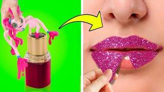 I Want Pink Hair Cool MAKEOVER HACKS AND GADGETS For Mommy Long Legs  Funny Moments