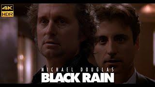Black Rain 1989 Yakuza Scene Movie Clip Upscale 4k UHD HDR - Dolby Vision Michael Douglas