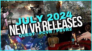 July 2024 New VR Game Releases Quest PCVR PSVR2  TruGamer4Realz