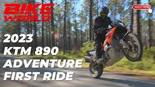 2023 KTM 890 Adventure First Ride  European Launch Vlog