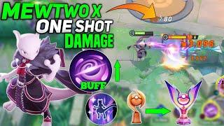 Mewtwo X New One Shot Damage build for Future Sight Totally Brutal Damage  Pokemon unite