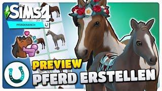 PFERD ERSTELLEN  als Noob Preview Special Die Sims 4 Pferderanch Erweiterungspack