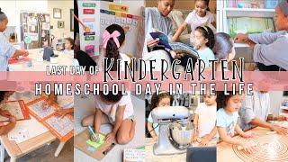 LAST DAY OF KINDERGARTEN  HOMESCHOOL  DAY IN THE LIFE VLOG