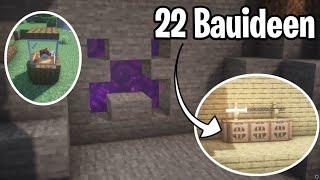 Die 22 *BESTEN* BAUIDEEN für DEINE MINECRAFT WELT