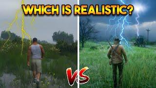 GTA 5 VS RDR 2 WHICH GAME IS MORE REALISTIC?