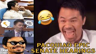 MANNY PACQUIAO Presidential Candidate 2022 l Senate Hearings Funny Compilation #MannyPacquiao